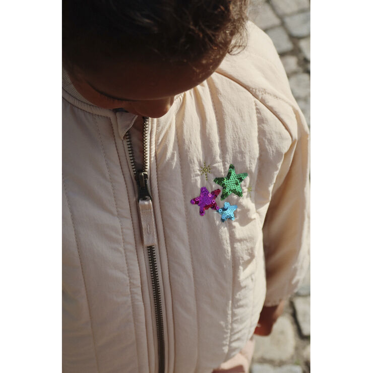 Konges Sløjd JUNO SEQUIN BOMBER JACKET Frappé