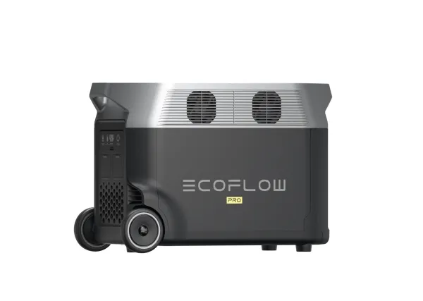 EcoFlow Delta Pro - Transportabel strømstation - AC 220-240 V - litiumjernfosfat - 3600 Wh - Wi-Fi, Bluetooth - output-stikforbindelser: 14
