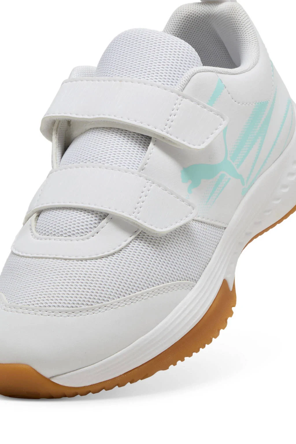 Puma Varion II V Jrzaalsportschoenen mintgroen/wit