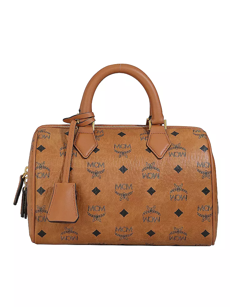 MCM Tasche - Henkeltasche ELLA VISETOS BOSTON Small braun