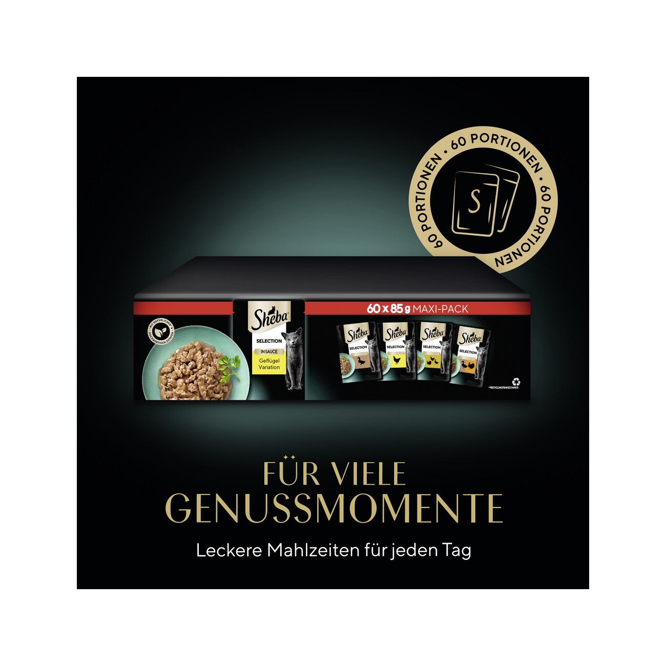 Sheba Selection in Sauce 60x85g