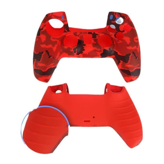 DATA FROG Til Sony Playstation 5 Silikone Cover Gamepad Beskyttelsescover med 2 Rocker Caps