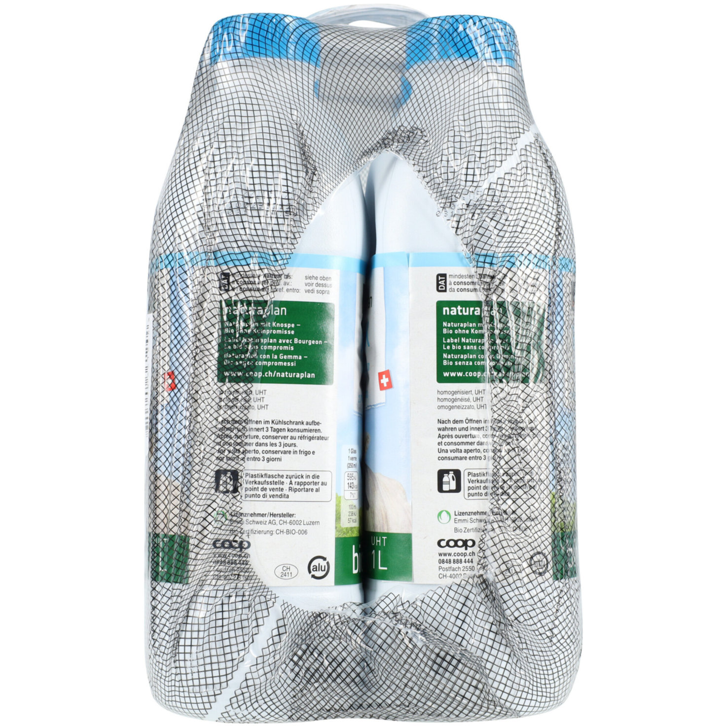 Naturaplan Bio Milch Drink 2,7% Milchfett UHT 6x1l