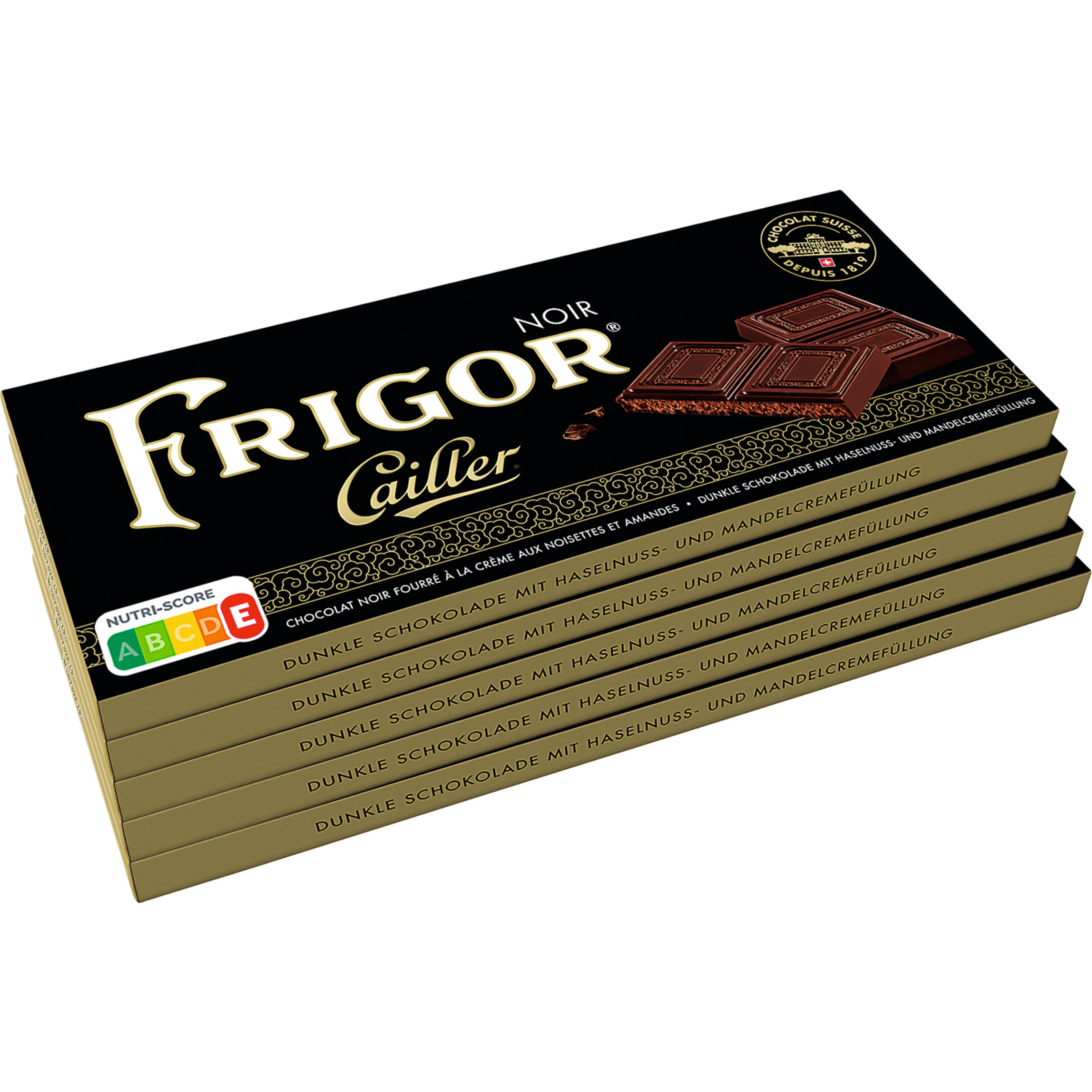 Cailler Frigor Noir 5 x 100 g