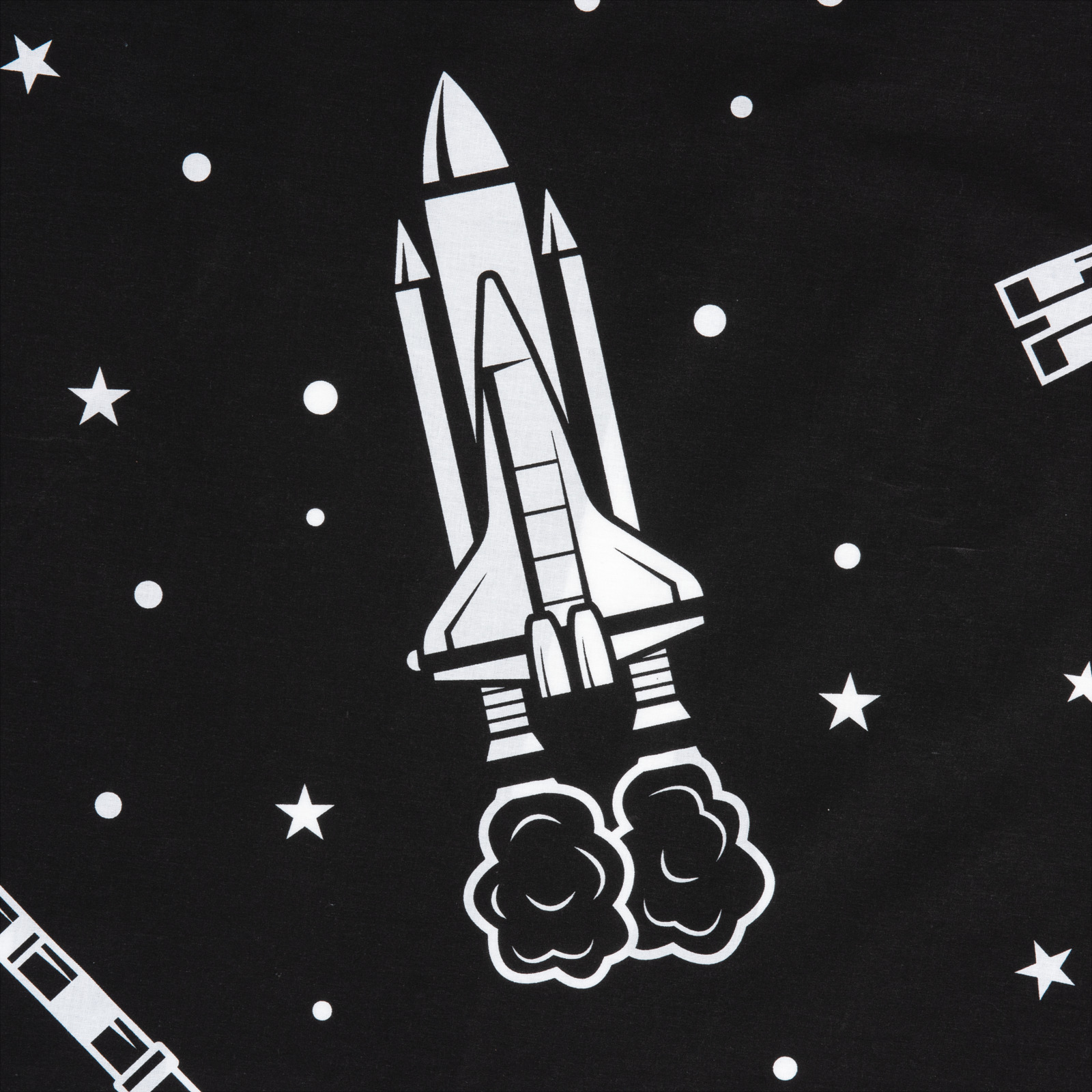 Bettwäsche Renforcé Nasa schwarz