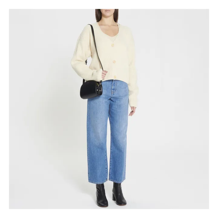 A.P.C. Sac Demi Lune Mini Cuir Lisse | Noir
