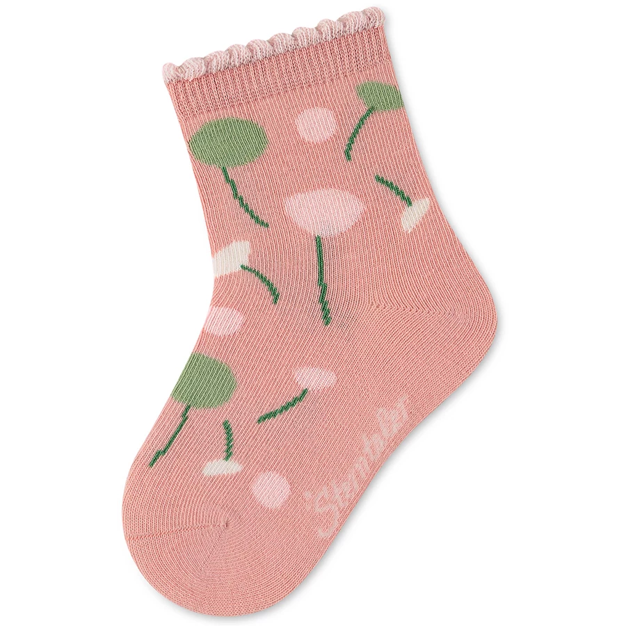 Sterntaler Baby-Söckchen 3er-Pack Blumen zartrosa