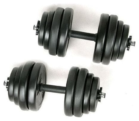 Set d'haltères fitness poids 30 kg haltérophilie exercices gym sport fitness musculation 0701044