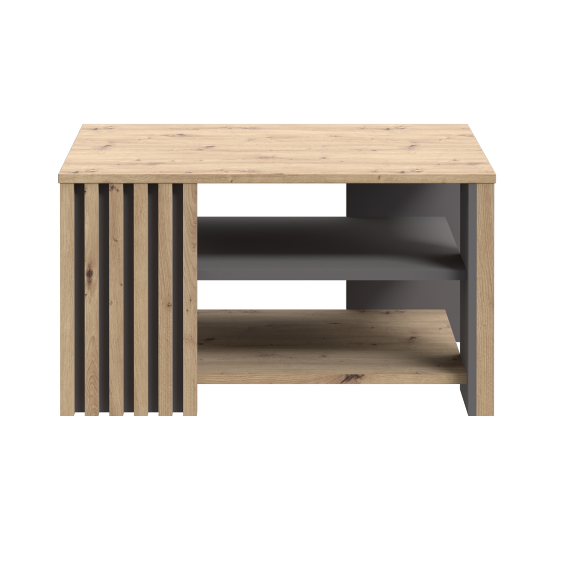 Couchtisch - grau- Artisan Eiche - 80 cm