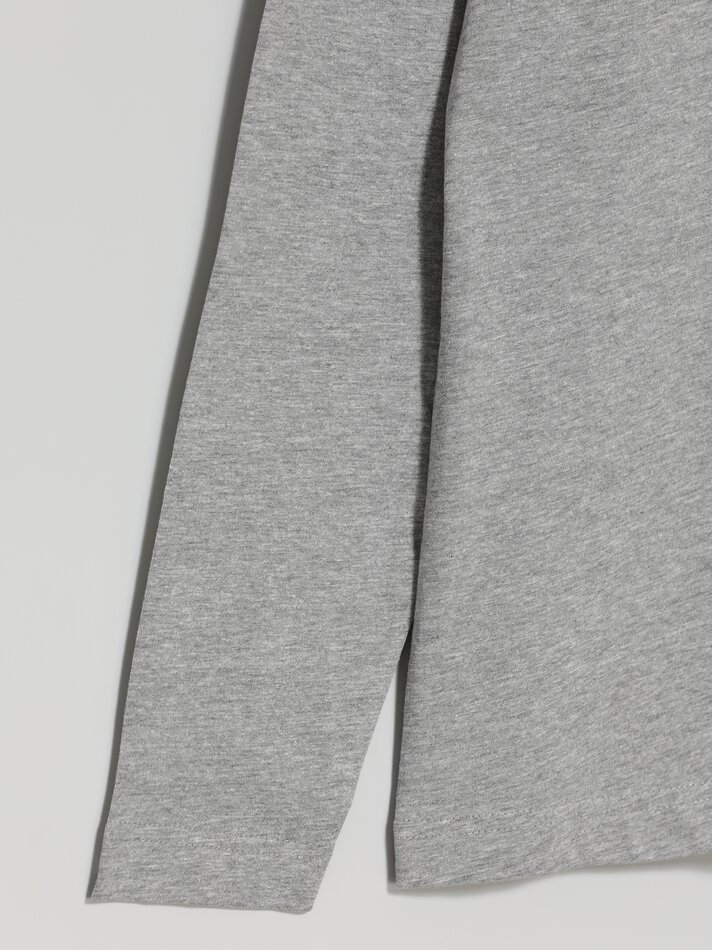 Pacote com 4 camisetas básicas de manga comprida - Pretas
