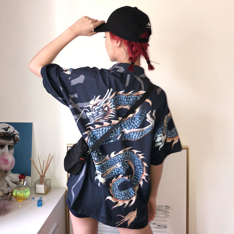 RONIN - T-shirt met korte mouwen en drakenprint