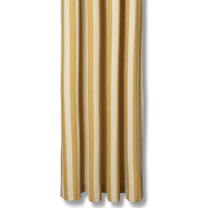Ferm Living - Chambray Duschvorhang, warm yellow / parchment