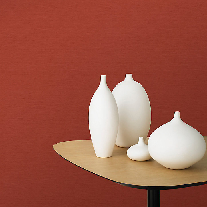 Papier peint Vinyle Intissé GoodHome Arceau Terracotta