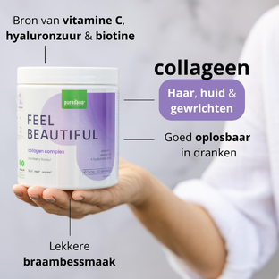 Purasana Beauty Collageen Poeder met Hyaluronzuur - Braambes 240GR
