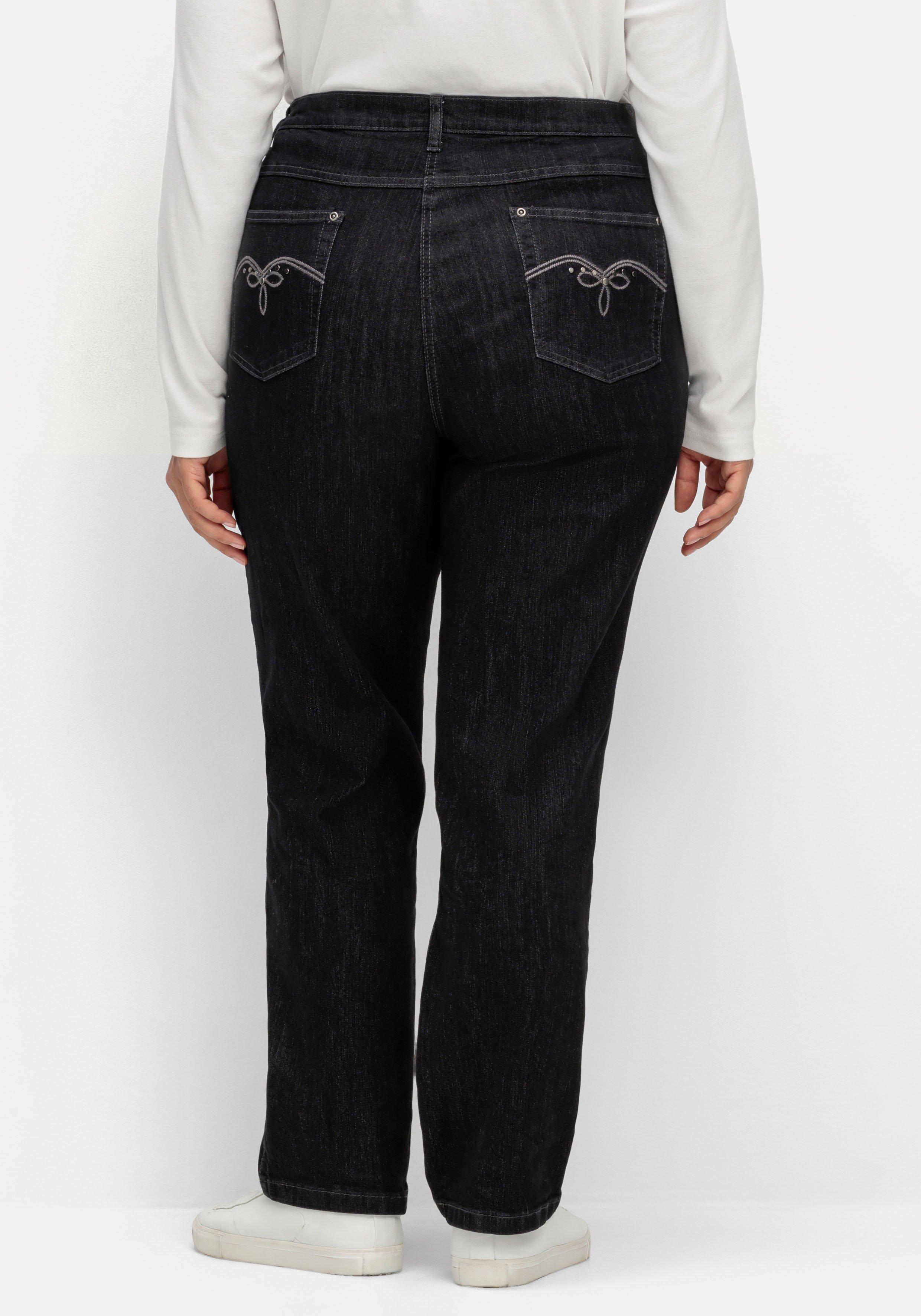 Gerade Jeans in 5-Pocket-Form