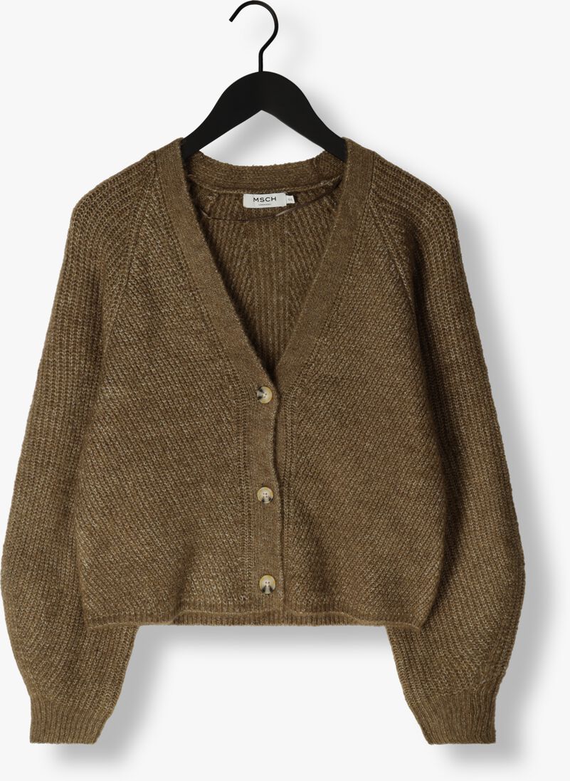 MSCH COPENHAGEN groene msch copenhagen vest mschpetunia peggy cardigan