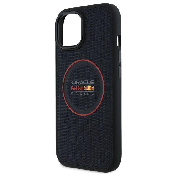 iPhone 15 MagSafe Leder Hardcase Hülle (RBHMP15S24PUILVR) - Schwarz