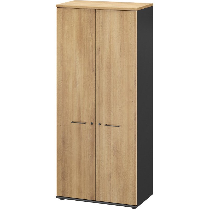 Armoire portes battantes Quarta Plus L 80 cm