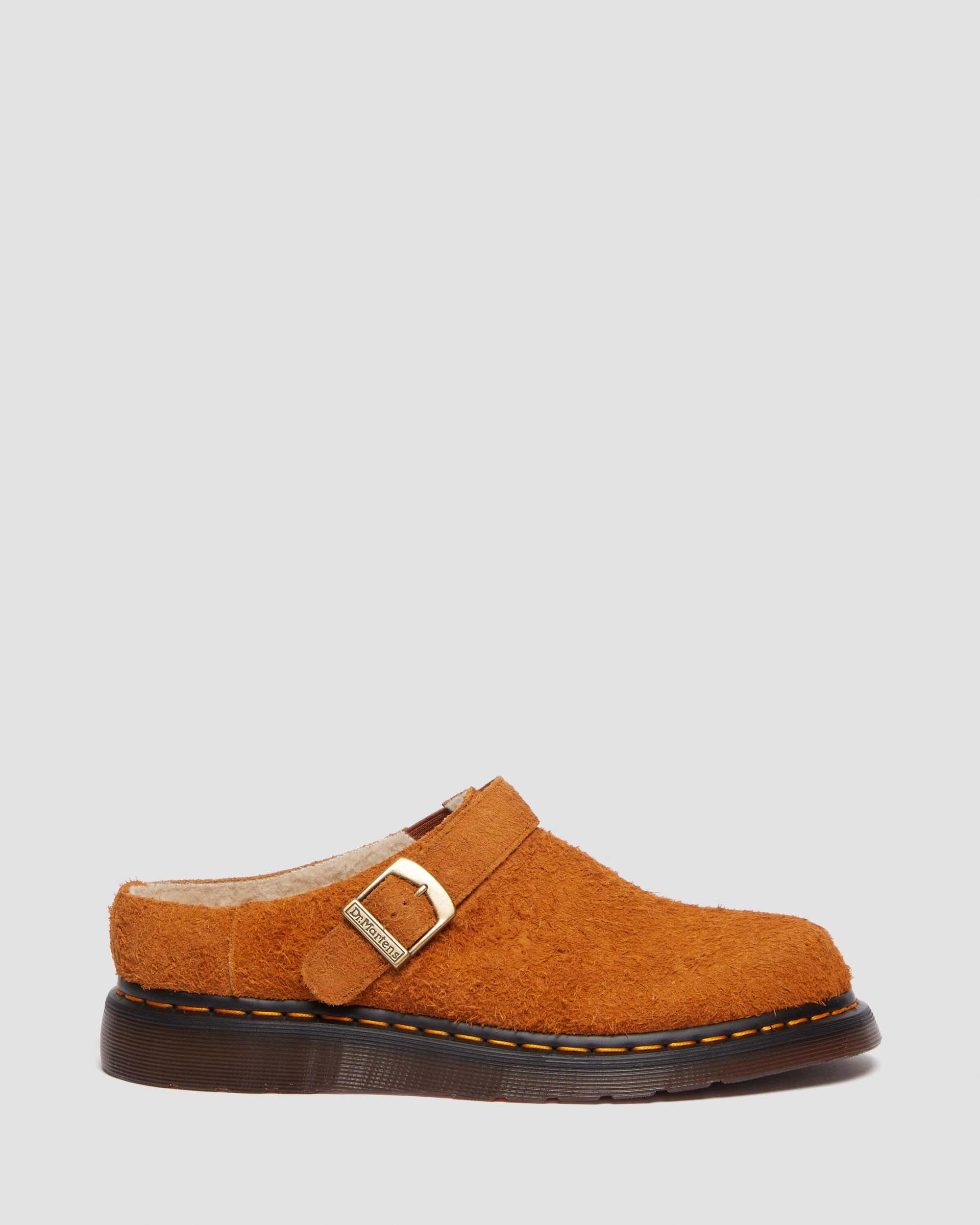 Isham Faux Shearling Lined Suede Slingback Mules