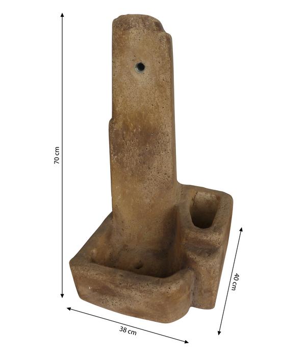 Tomco Stein-Gartenbrunnen Pisa, ca. H70 cm