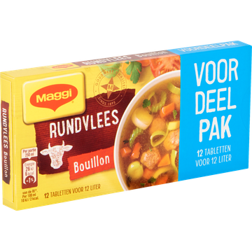 MAGGI Rundvlees Bouillon Blokjes Voordeelpak 12 Stuks 123 g