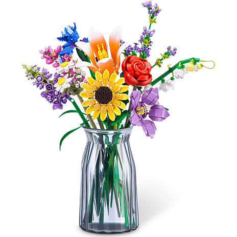 Max Bricks byggesæt lange blomster - flere varianter - assorteret
