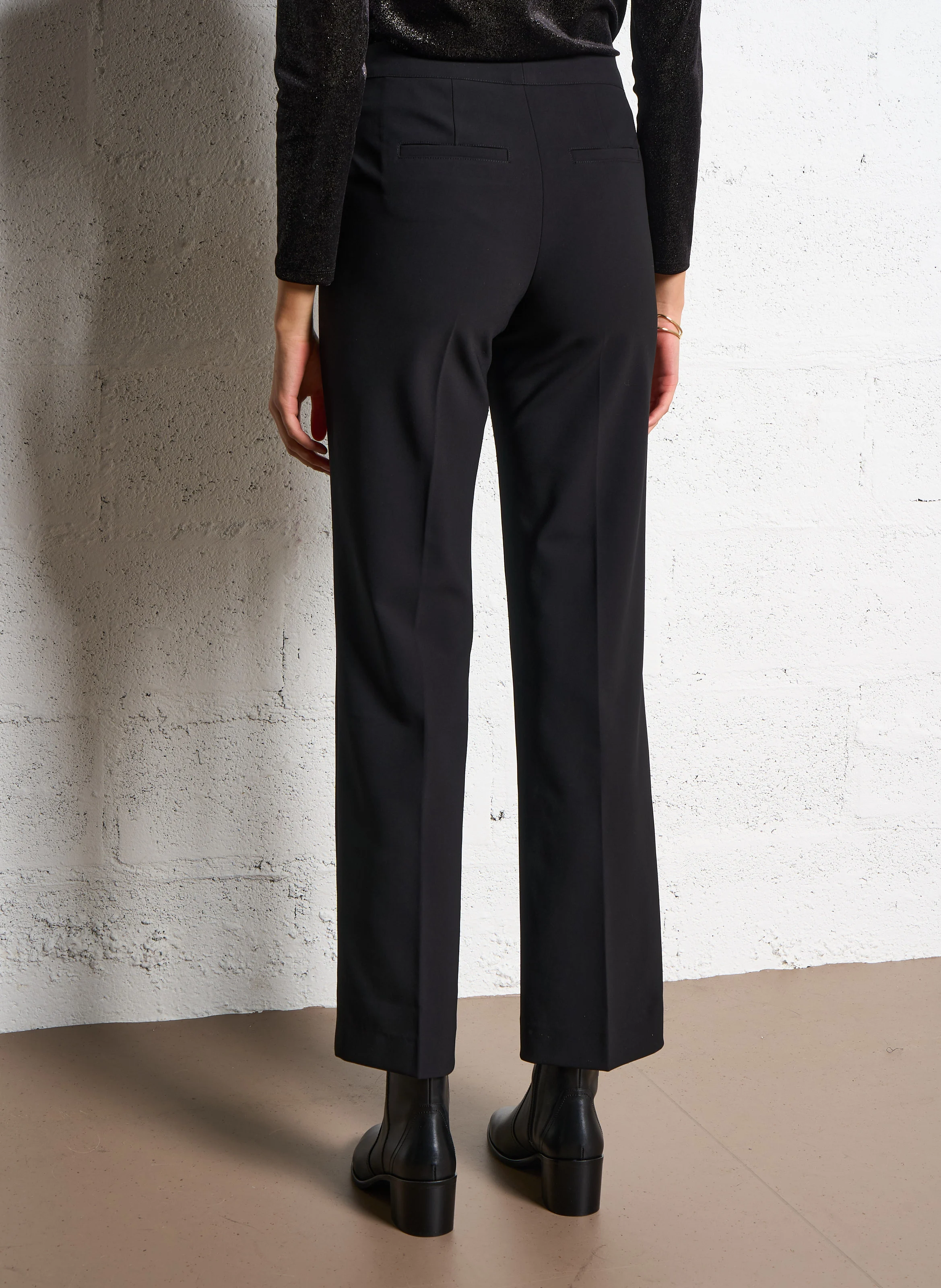 OXAN - Pantalon droit 7/8ème| Noir