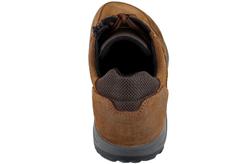 NEW FEET HERRE SNØRESKO I COGNACFARVET RUSKIND