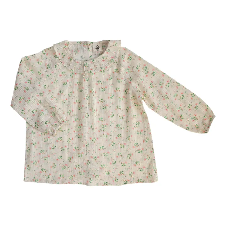 Lililotte Blouse Charlotte Fleurs | Ecru