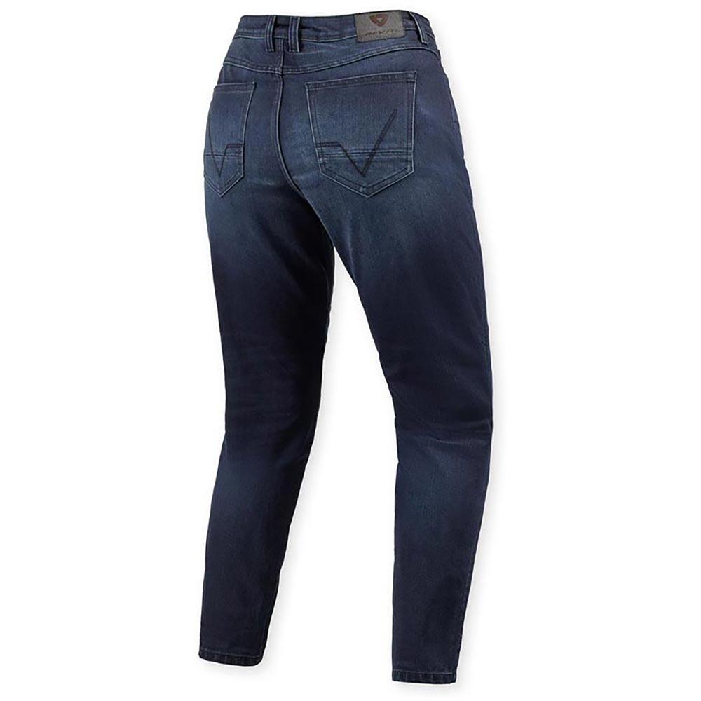 Rev'it - Jean femme Harper Tapered Ladies L30 Bleu foncé