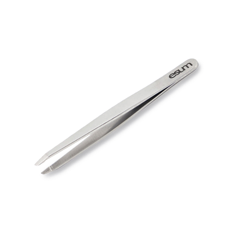 ESUM Cosmetics - Slant Tip Tweezers