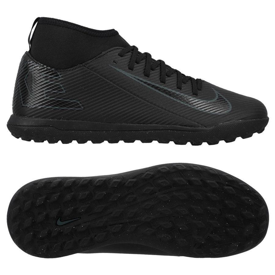 Nike Mercurial Superfly 10 Club TF Shadow - Noir/Vert Enfant