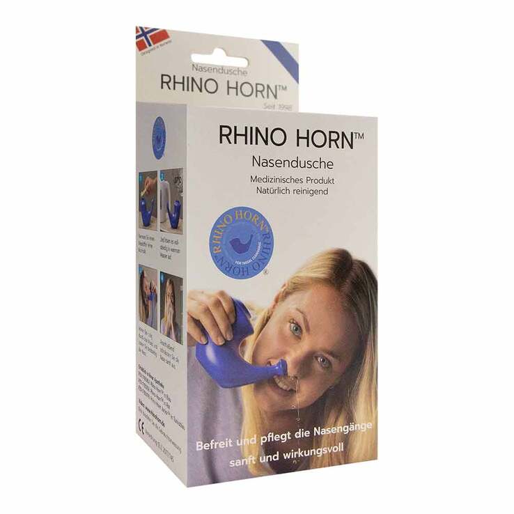 Rhino Horn Nasendusche blau, 1 St