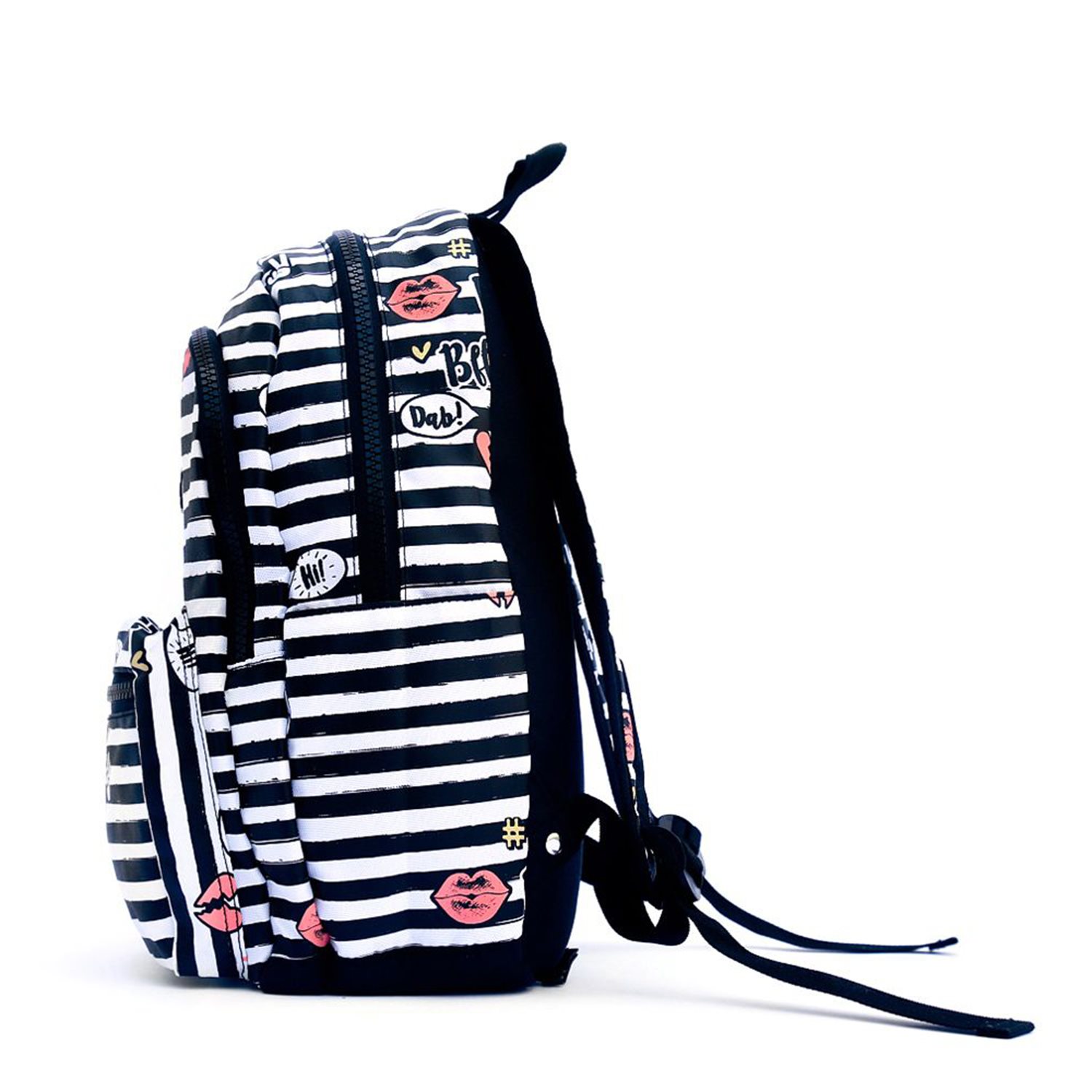 Little Legends BFF Backpack L zwart/wit/roze