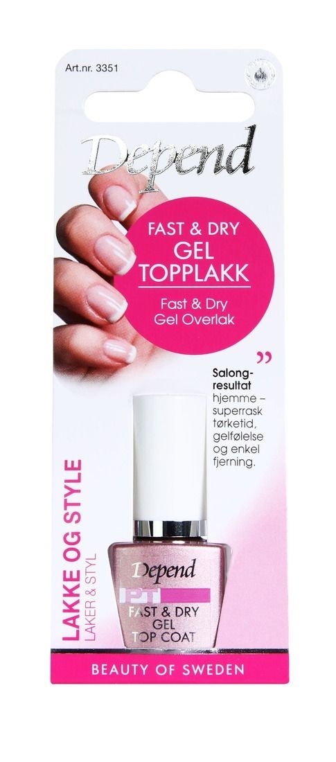 Fast & dry gel topplakk