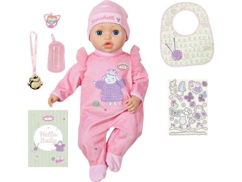 Baby Born Babypuppe Annabell Interaktiv, 43 cm Interaktives Baby