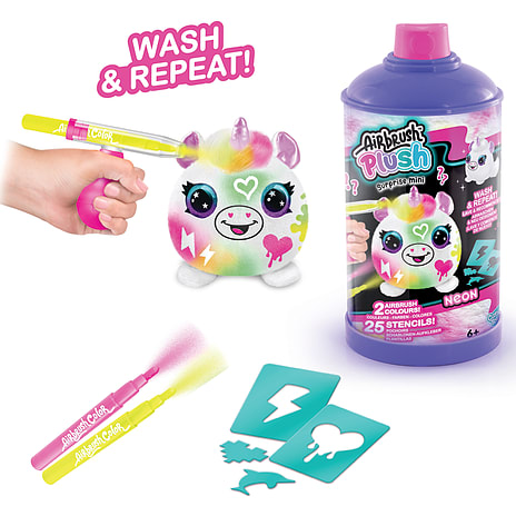 Airbrush Plush neon mini Mystery Kit