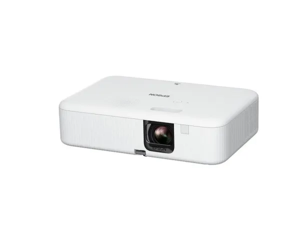 Epson CO-FH02 - 3LCD-projektor - bærbar - 3000 lumen (hvid) - 3000 lumen (farve) - Full HD (1920 x 1080) - 16:9 - 1080p - sort/hvid - Android TV