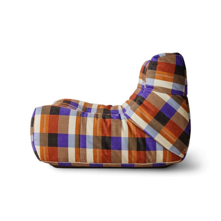 HKliving Lazy Lounge Chair fauteuil royal velvet espresso