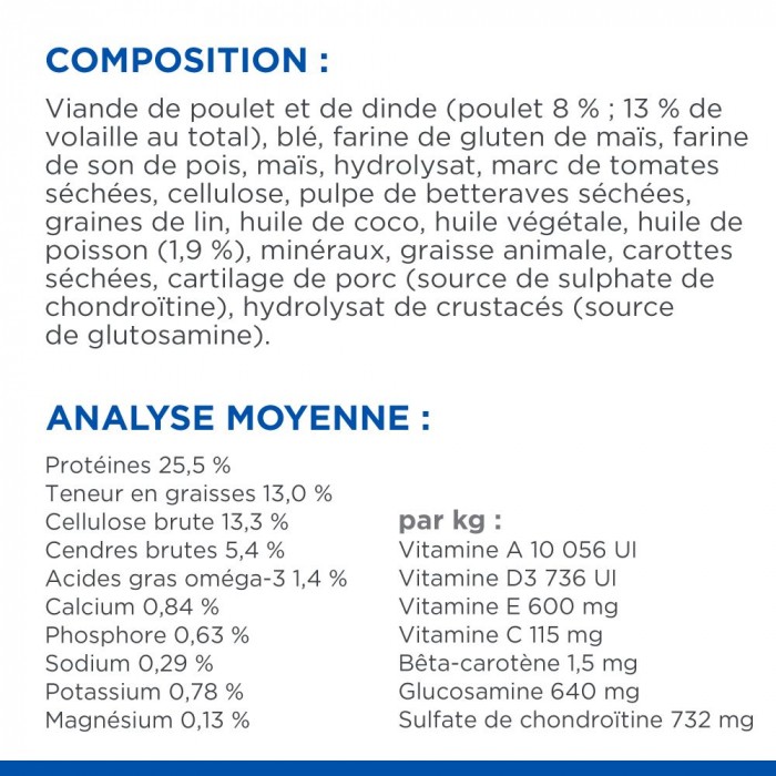 HILL'S Science Plan Perfect Weight & Active Mobility Large Adult au Poulet - Croquettes pour chien