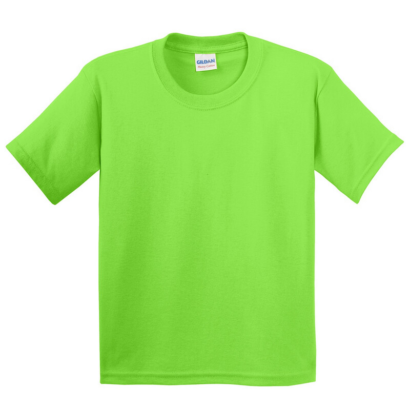 Short Manga Básica Camiseta Con Algodón Grueso Gildan