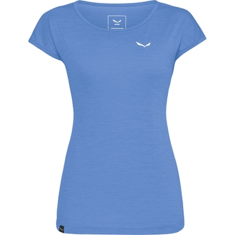 Salewa Puez Melange Dry  T-Shirt Morning Blue Melange Damen