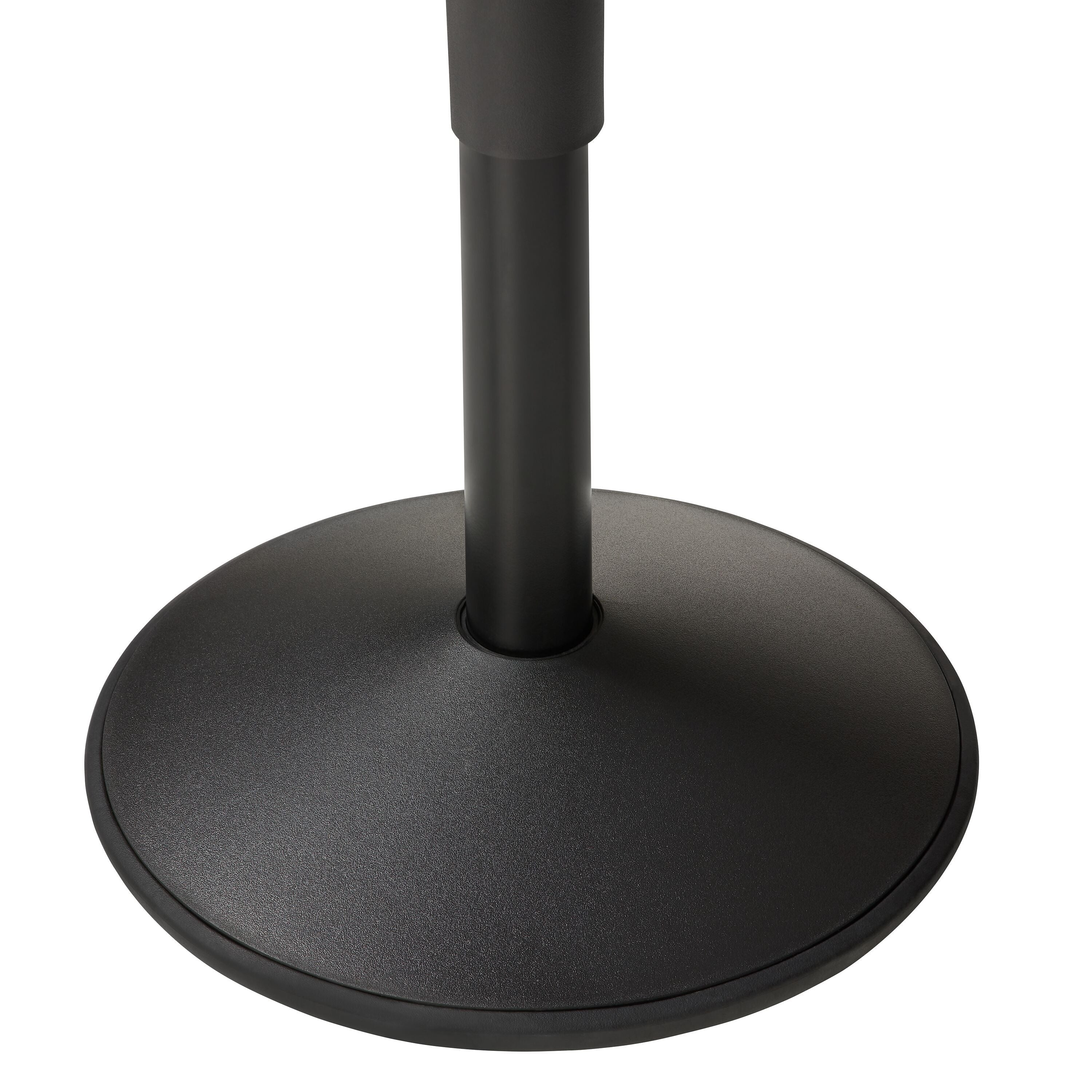 HUNT Bürohocker - Schwarz / B: 35.5 cm x T: 35.5 cm x H: 57.5 cm