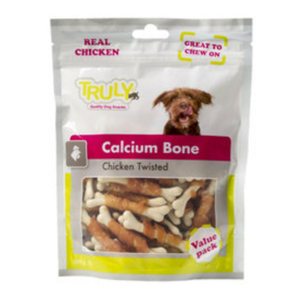 Truly Hondensnack Calcium Bone Chicken Twisted90 gr