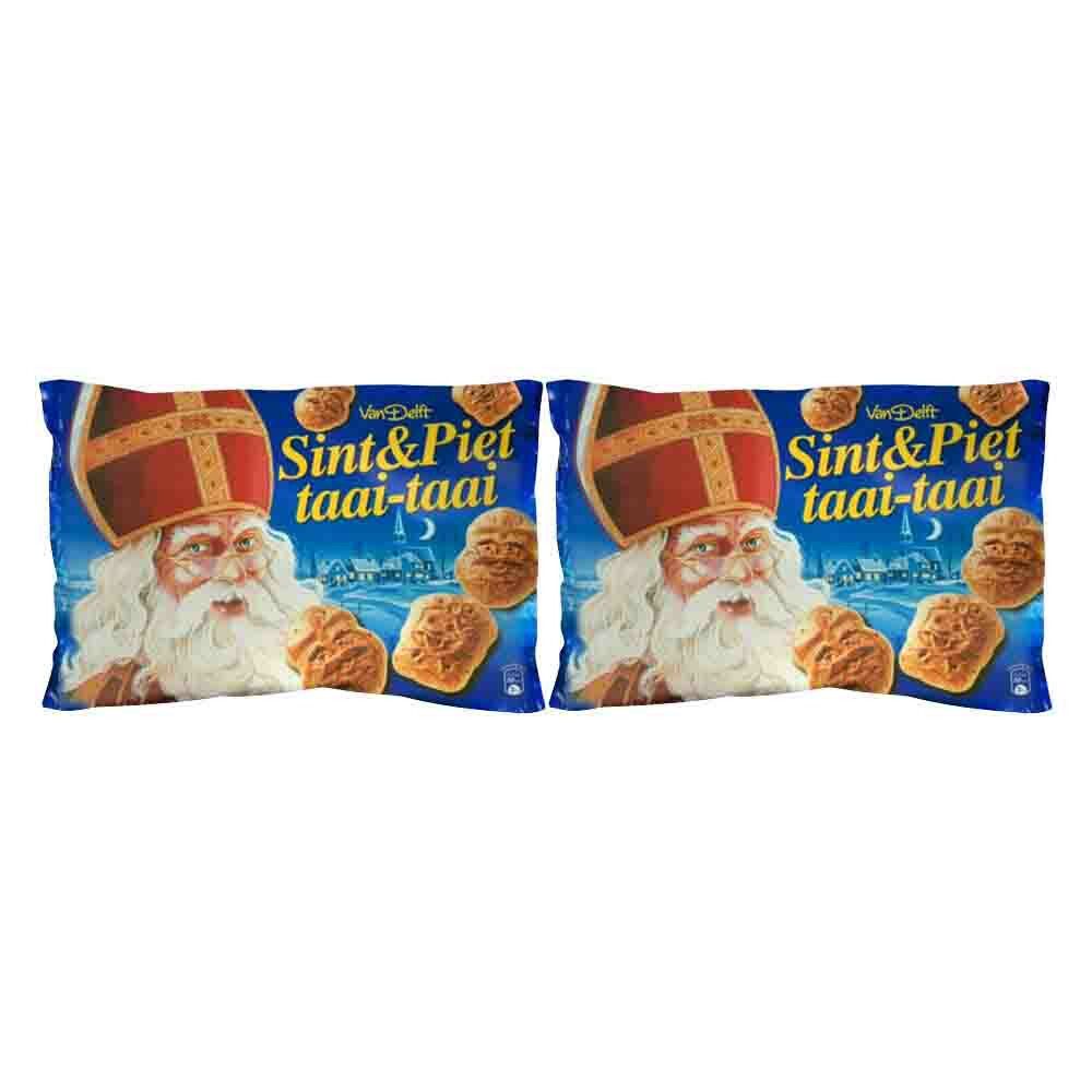 2x Van Delft Taai-Taai Mini Sint & Piet500 gr