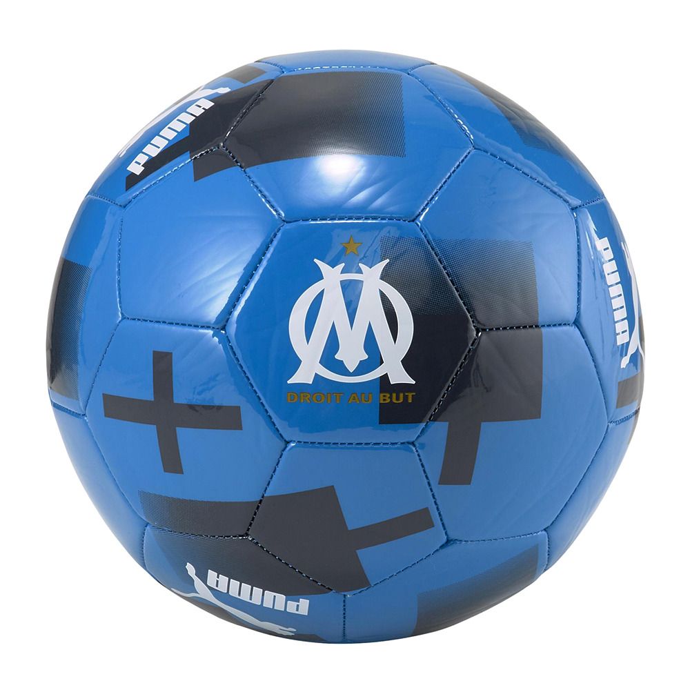 Puma OM PREMATCH - Ballon Football Homme bleu azur/new navy
