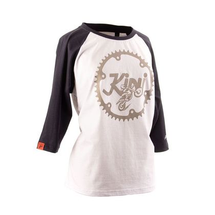 T-shirt manches longues Kini Red Bull RITZEL - Bleu / Blanc