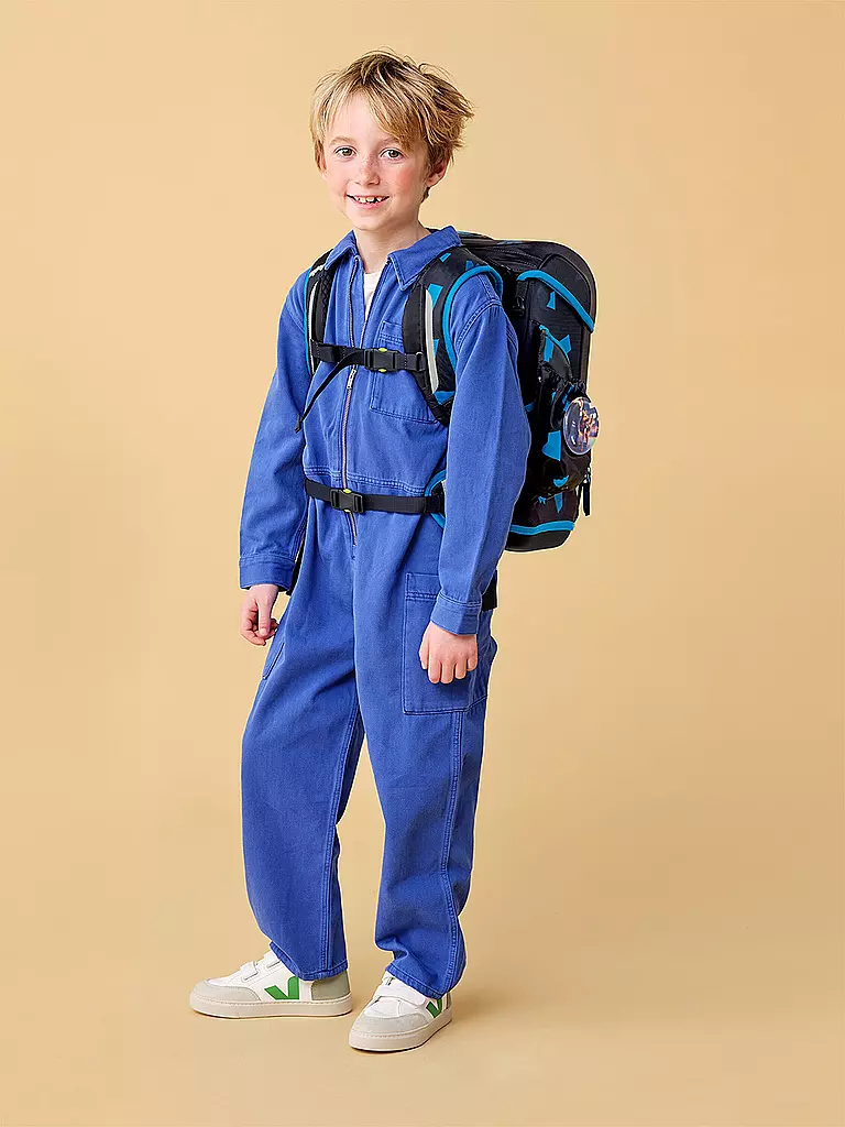 ERGOBAG Schultasche Set 5tlg CUBO LIGHT VerfolgBäerjagd schwarz