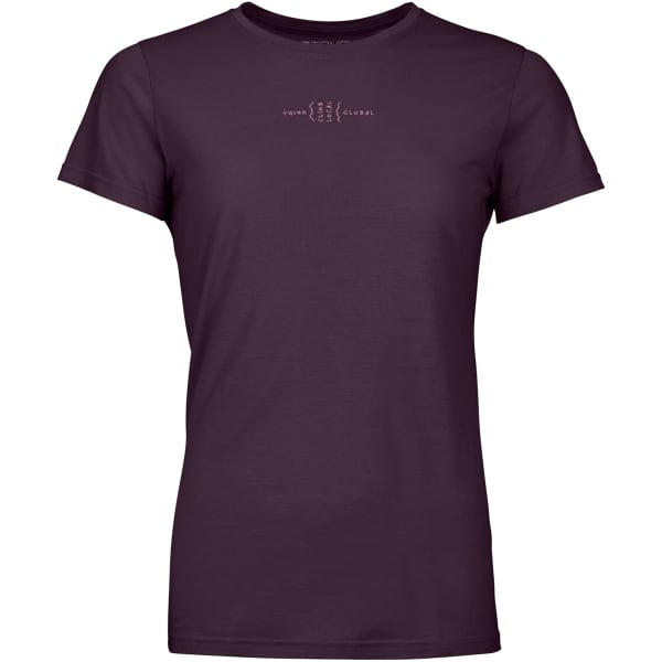 T-shirt randonnée ORTOVOX 150 COOL CLIMB LOCAL TS W DARK WILD BERRY