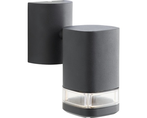 Buitenwandlamp, 1-lichts, zwart